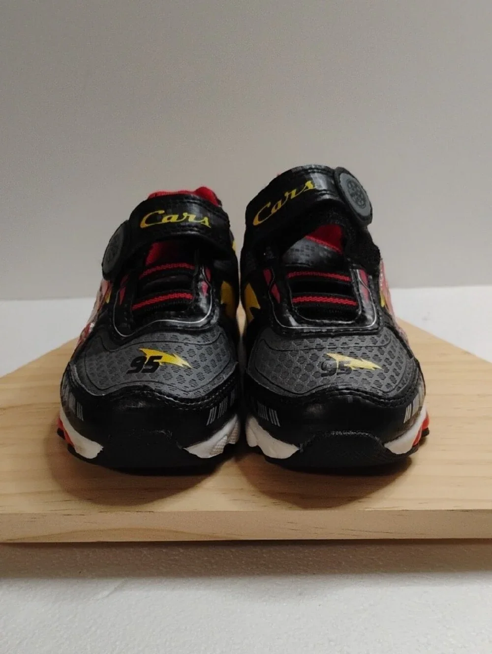 Disney Cars Kids Black, Red & Yellow Sneakers